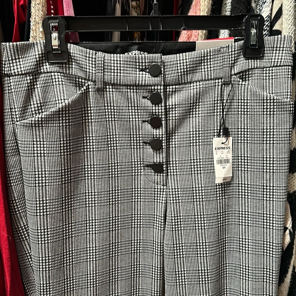 Express skinny high rise editor pants